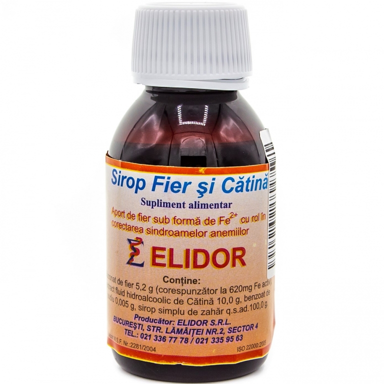 Sirop fier catina 100ml - ELIDOR