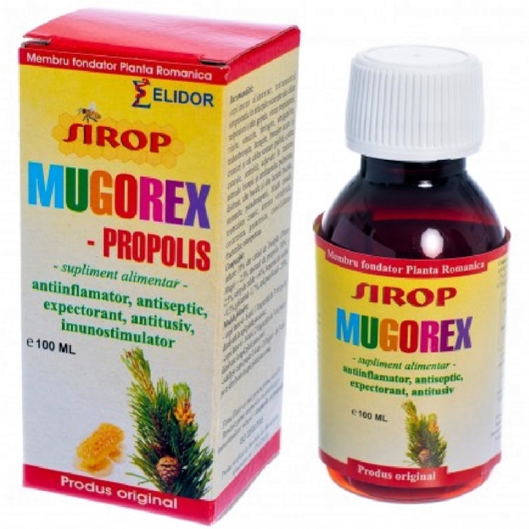 Sirop mugorex propolis 100ml - ELIDOR