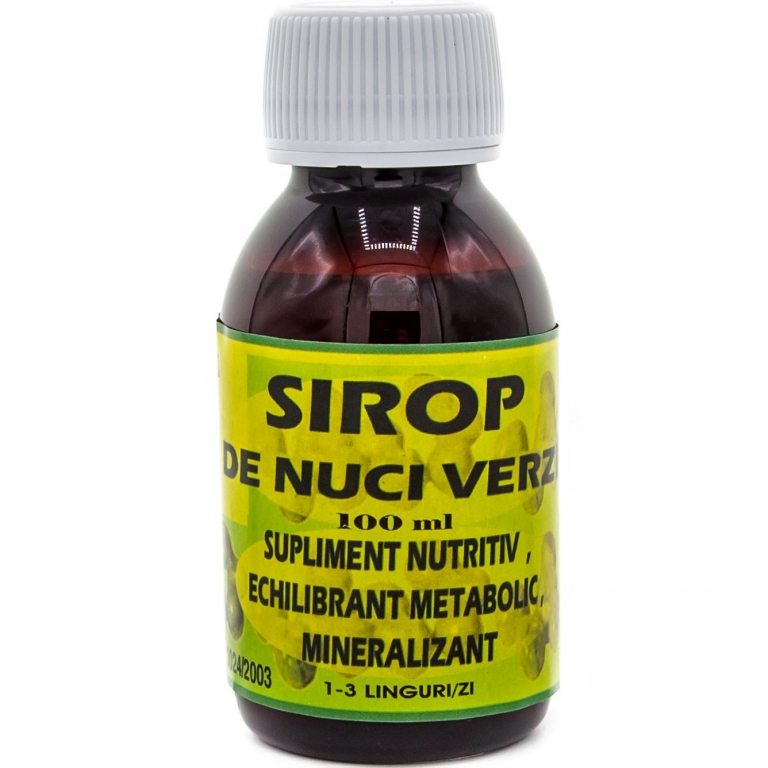 Sirop nuci verzi 100ml - ELIDOR