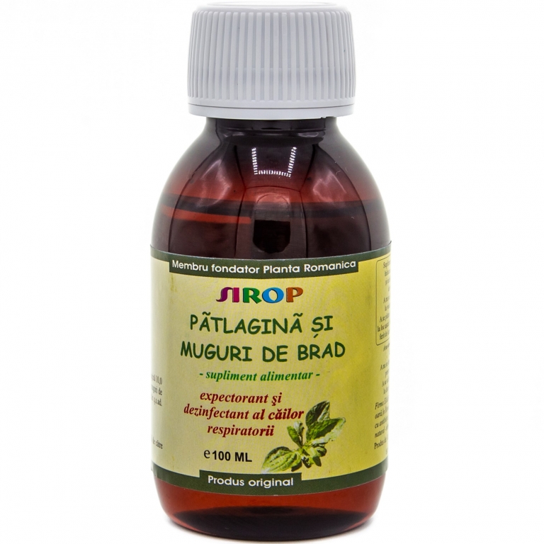 Sirop patlagina brad 100ml - ELIDOR