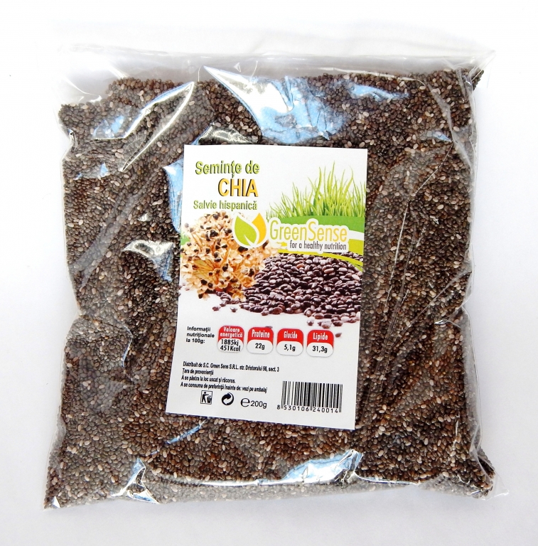 Seminte chia 200g - GREEN SENSE