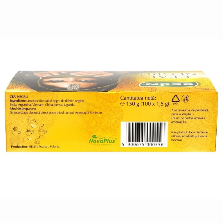 Ceai negru indian 100dz - BELIN