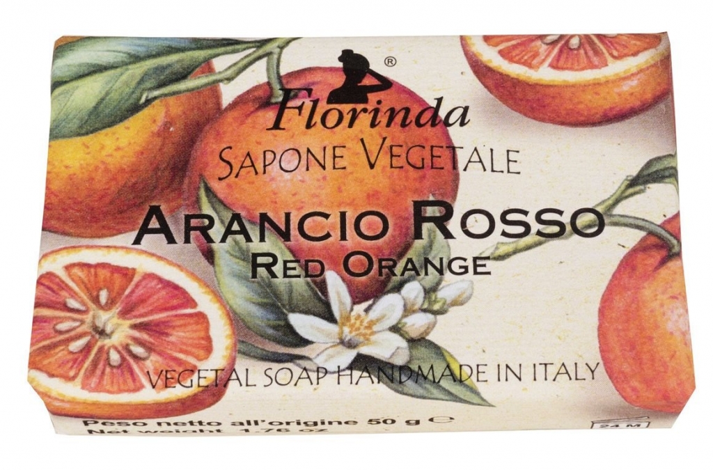Sapun vegetal Arancio rosso 100g - FLORINDA