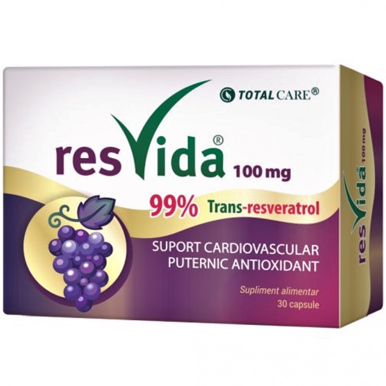 Resveratrol 100mg Resvida 30cps - COSMO PHARM