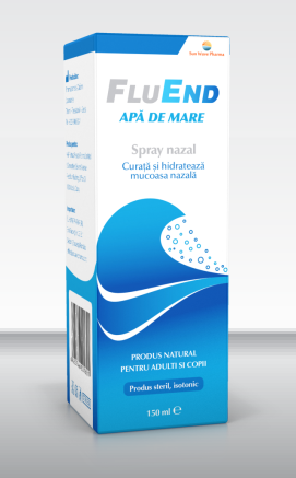 Spray apa mare FluEnd 150ml - SUN WAVE PHARMA