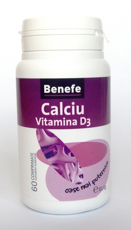 Calciu D3 60cp - BENEFE