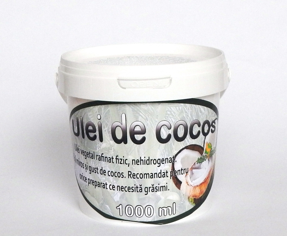Ulei cocos nehidrogenat pt gatit 1L - HERBAVITAL