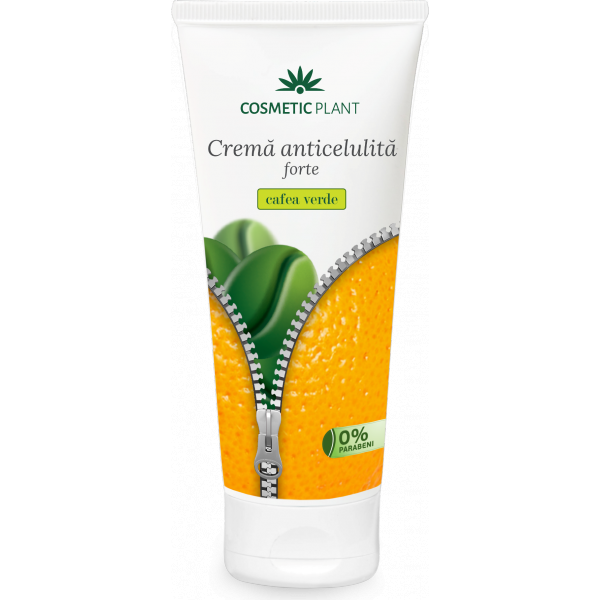 Crema Anticelulita Forte Cafea Verde 200ml - Cosmetic Plant