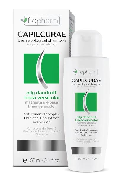 Sampon dermatologic antimatreata uleioasa Capilcurae 150ml - FLOPHARM