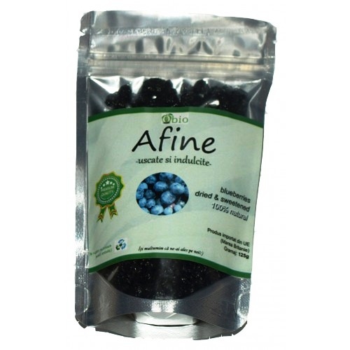 Afine uscate 125g - OBIO