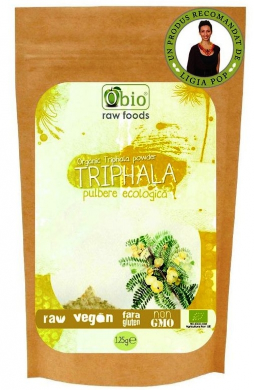 Pulbere triphala raw bio 125g - OBIO