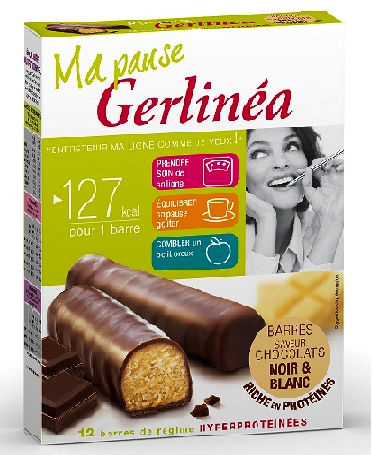 Batoane inlocuire masa ciocolata neagra alba 12x31g - GERLINEA