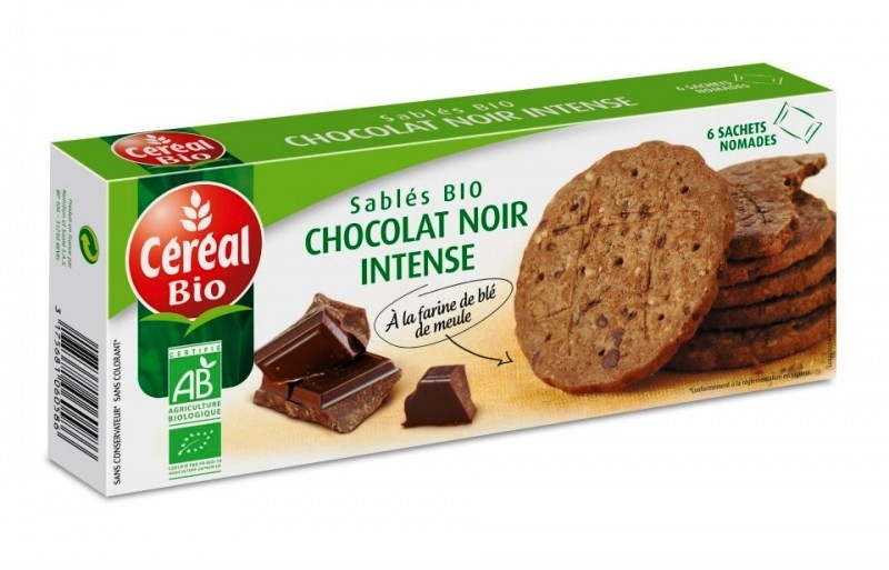 Biscuiti ciocolata neagra eco 132g - CEREAL BIO