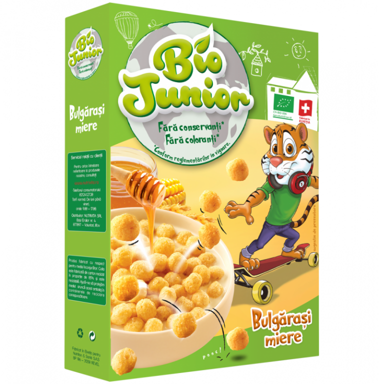 Bulgarasi cereale miere Junior eco 250g - CEREAL BIO