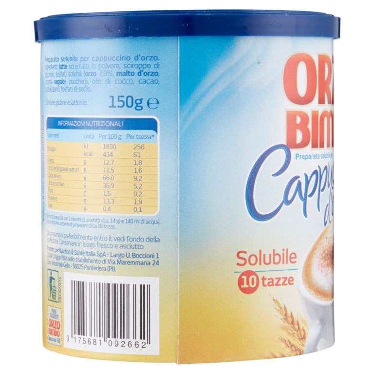 Cappuccino solubil din orz 150g - ORZO BIMBO