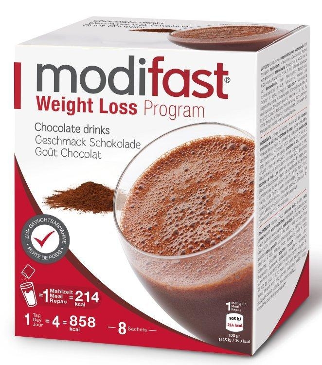 Bautura instant Weight Loss ciocolata 8x55g - MODIFAST