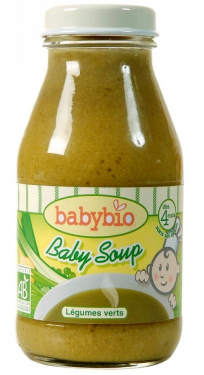 Supa legume verzi bebe +4luni eco 200ml - BABYBIO