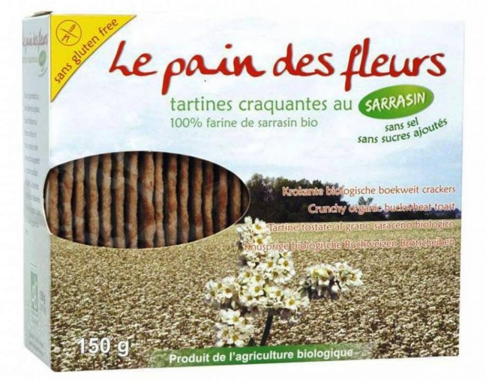 Tartine crocante hrisca fara sare eco 150g - LE PAIN DES FLEURS