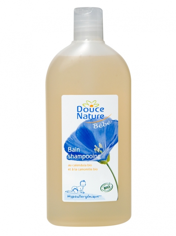 Sampon hipoalergenic galbenele musetel bebe 300ml - DOUCE NATURE