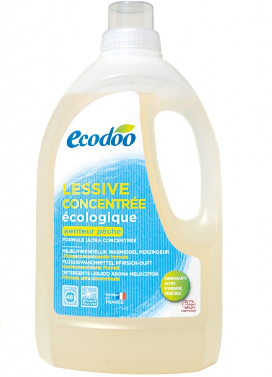 Detergent lichid rufe piersici {a/m} 1,5L - ECODOO