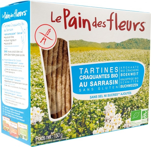 Tartine crocante hrisca cu sare eco 150g - LE PAIN DES FLEURS