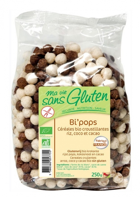 Bilute bicolore orez cacao cocos eco 250g - MA VIE SANS GLUTEN