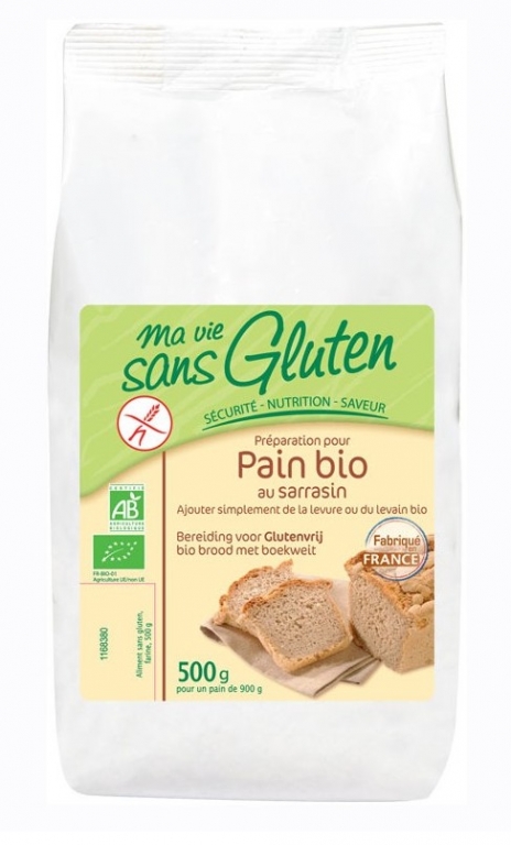 Premix paine hrisca fara gluten eco 500g - MA VIE SANS GLUTEN