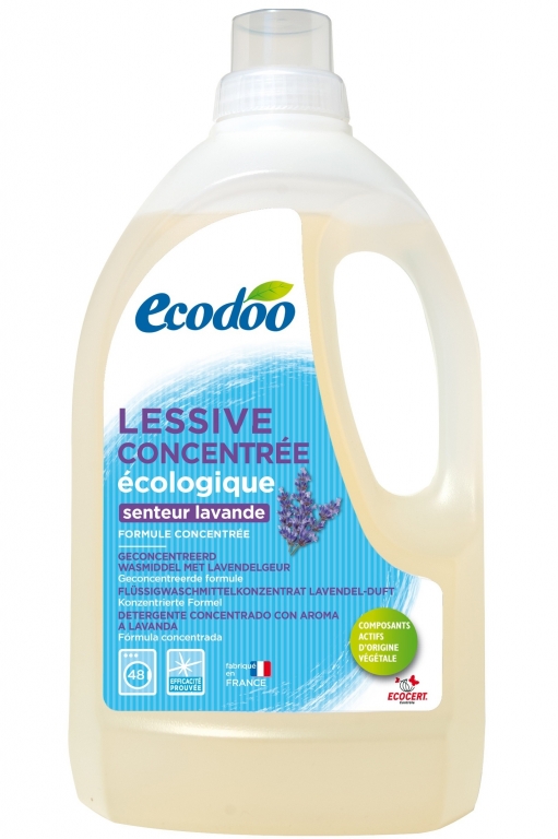 Detergent lichid rufe lavanda {a/m} 1,5L - ECODOO