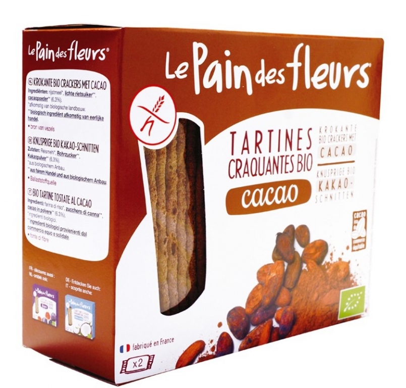 Tartine crocante orez cacao eco 160g - LE PAIN DES FLEURS