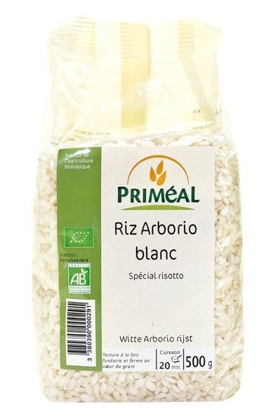 Orez bob scurt alb arborio pt risotto eco 500g - PRIMEAL