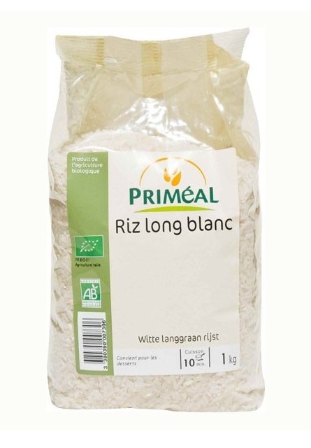 Orez bob lung alb italian eco 1kg - PRIMEAL