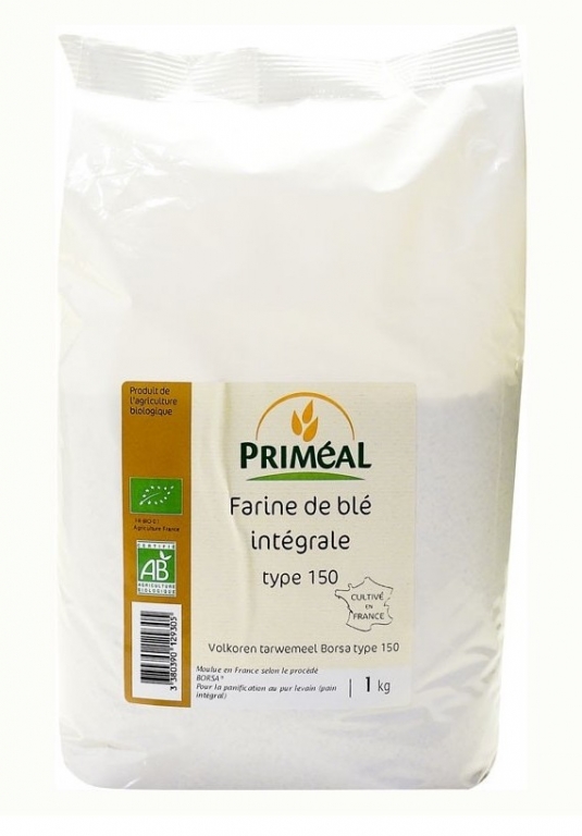 Faina grau integral T150 eco 1kg - PRIMEAL