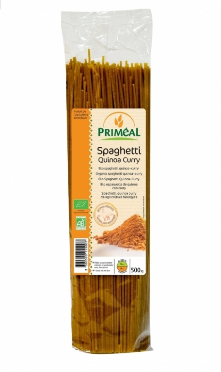 Paste spaghete grau quinoa curry eco 500g - PRIMEAL