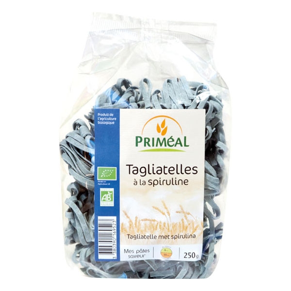 Paste tagliatelle grau spirulina eco 250g - PRIMEAL