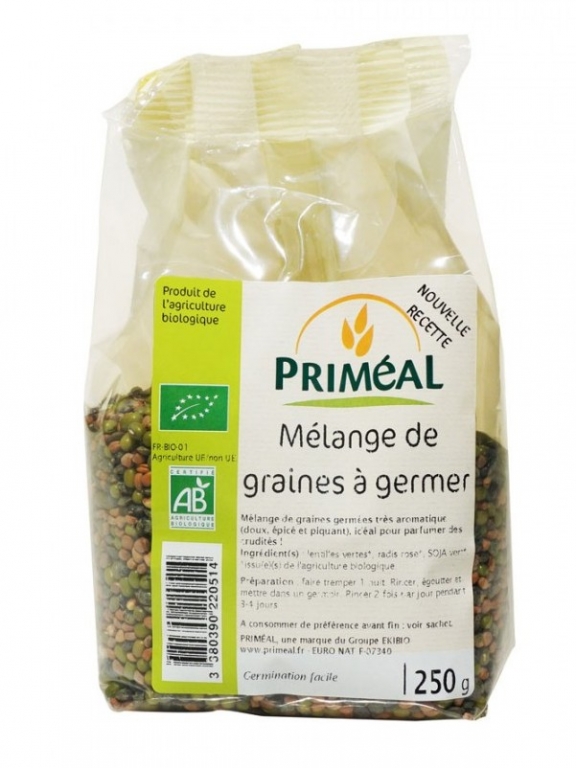 Mix seminte pt germinat eco 250g - PRIMEAL