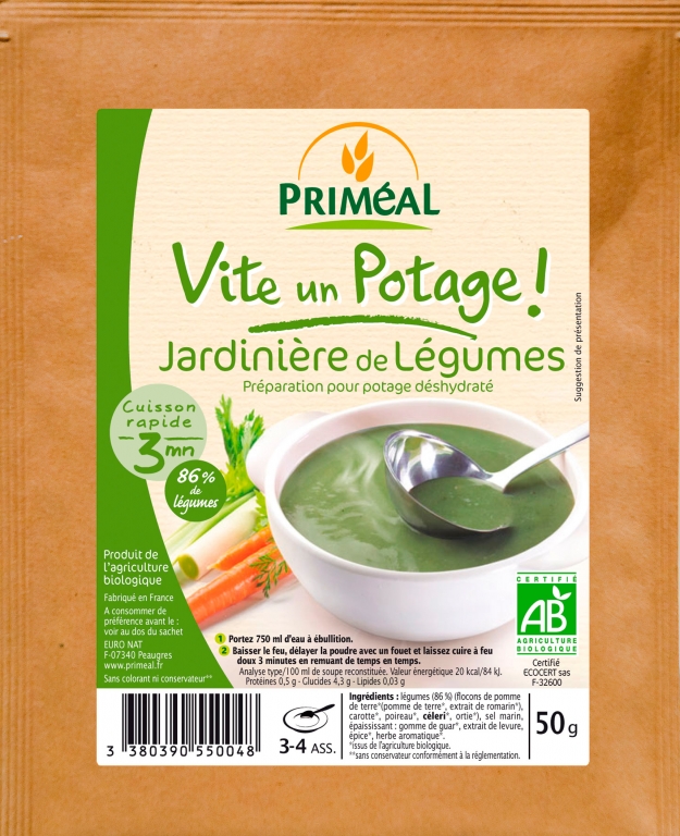 Supa buchet legume plic eco 50g - PRIMEAL
