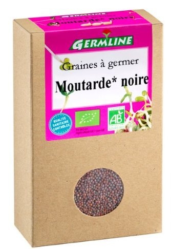 Seminte mustar negru pt germinat eco 150g - GERMLINE