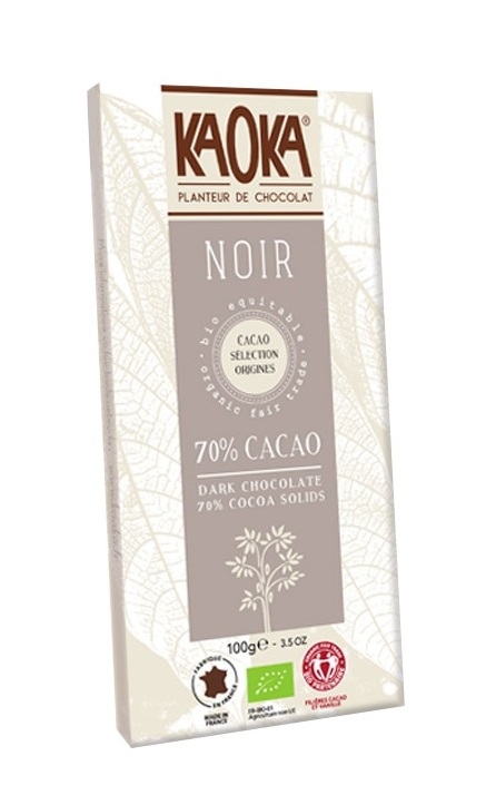 Ciocolata neagra 70%cacao eco 100g - KAOKA