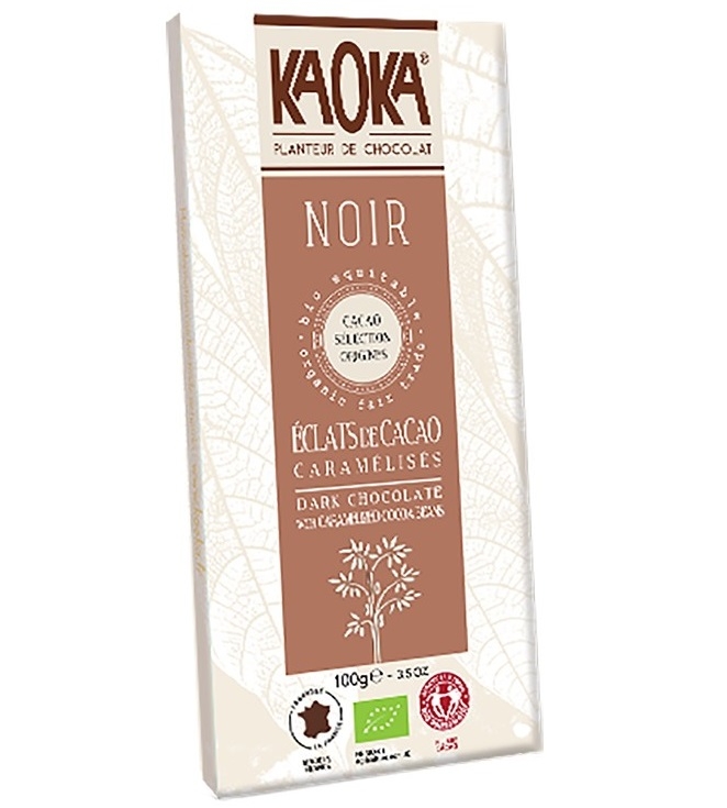 Ciocolata neagra 61% boabe cacao eco 100g - KAOKA