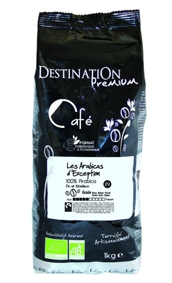 Cafea boabe arabica nr16 Arabica Exception eco 1kg - DESTINATION