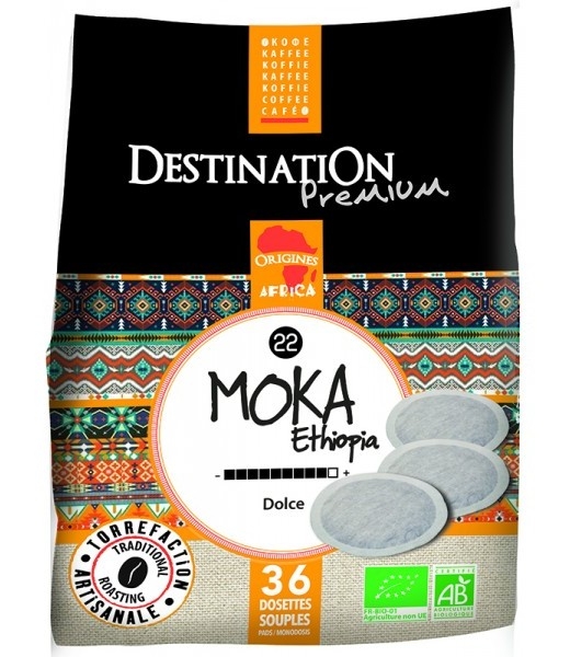 Cafea pad arabica nr22 Moka Etiopia 36x7g - DESTINATION