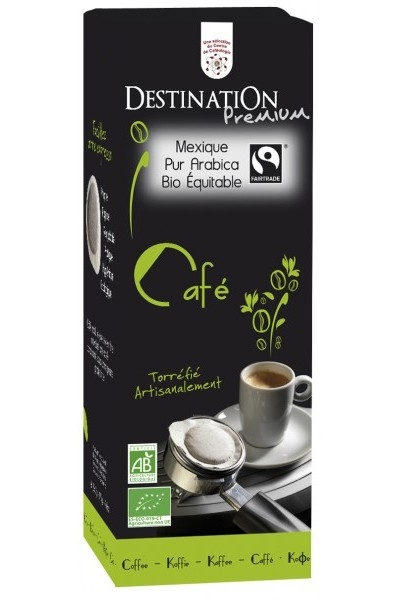 Cafea pad ese arabica Mexique 25x7g - DESTINATION