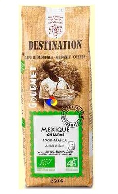 Cafea macinata arabica nr19 Mexico Chiapas eco 250g - DESTINATION