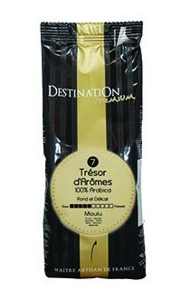 Cafea macinata arabica nr7 Tresor d`Aromes 250g - DESTINATION