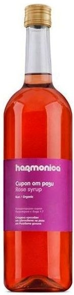 Sirop trandafir bio 750ml - HARMONICA