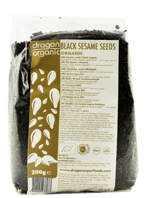 Seminte susan negru eco 200g - SMART ORGANIC