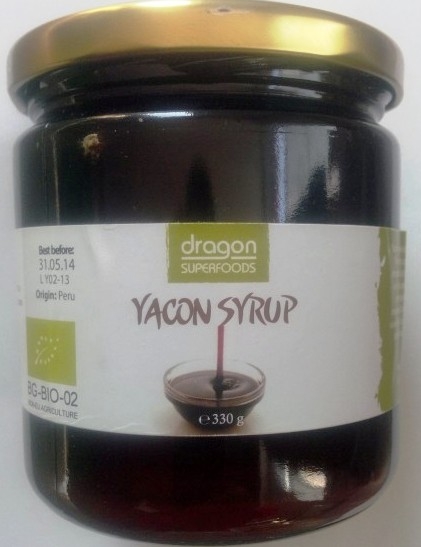 Sirop yacon indulcitor raw bio 330ml - DRAGON SUPERFOODS