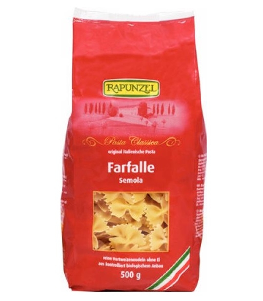 Paste farfalle grau eco 500g - RAPUNZEL