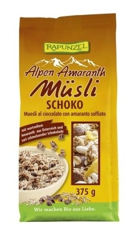 Musli amarant ciocolata eco 375g - RAPUNZEL