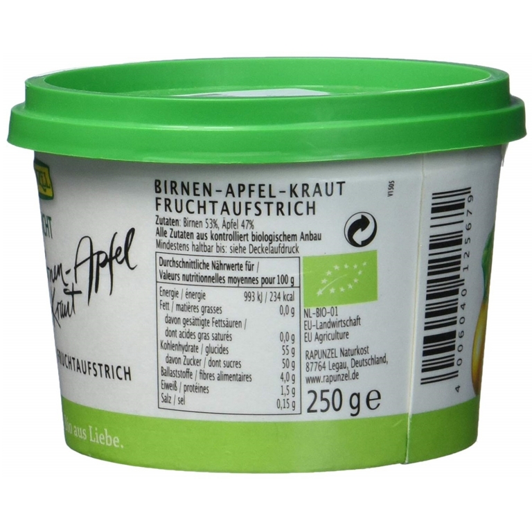 Pasta pere mere eco 250g - RAPUNZEL
